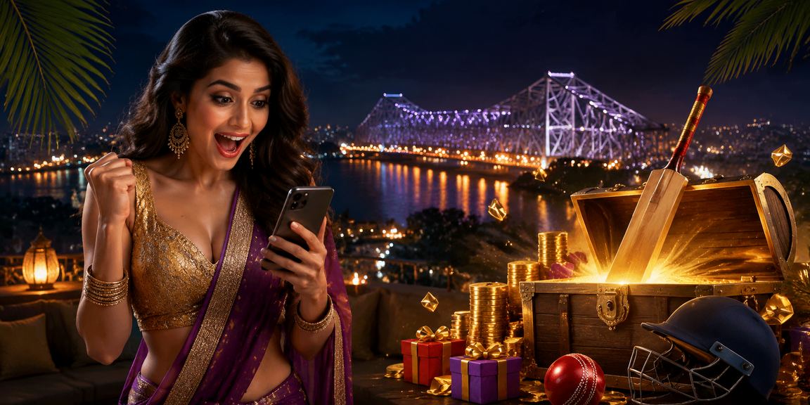 Peaceful beach in Kolkata symbolizing balanced and responsible gaming lifestyle